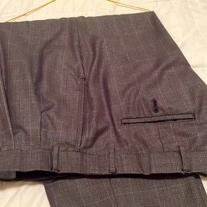 Grey plaid pants waist 44 inseam 30